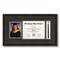 ArtToFrames 8x10 inch Diploma Frame with 5x7 Inch Image Opening and Tassel Opening - Framed with Black and Gold Mats, Comes with Regular Acrylic and Sawtooth Hanger for Wall Hanging (DIT-8x10)